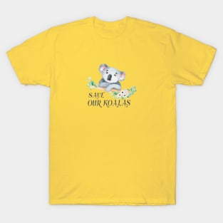 Help Koalas Conservation T-Shirt